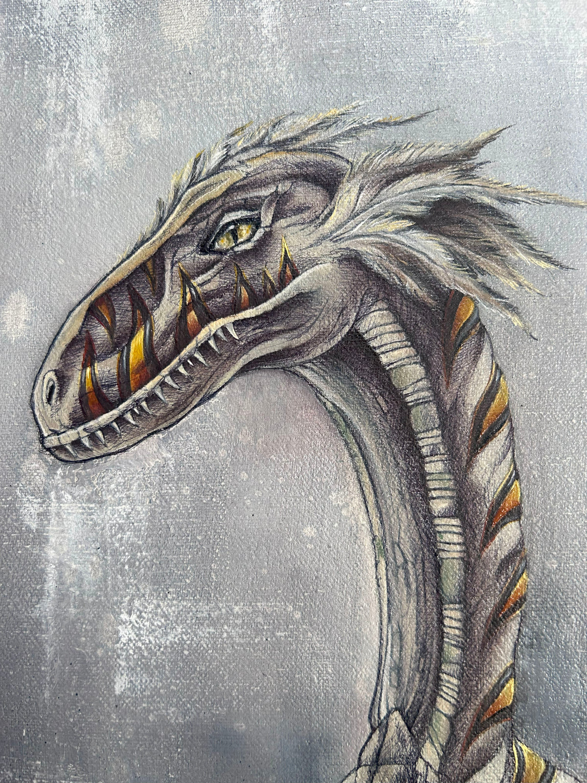Compsognsthus emplumado